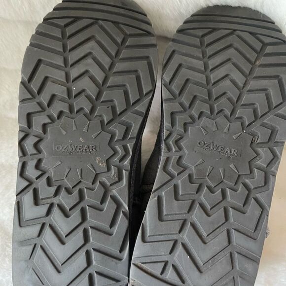 OZWEAR Classic Australian short boots gray suede with shearling lining SZ 10.5W - Picture 8 of 8